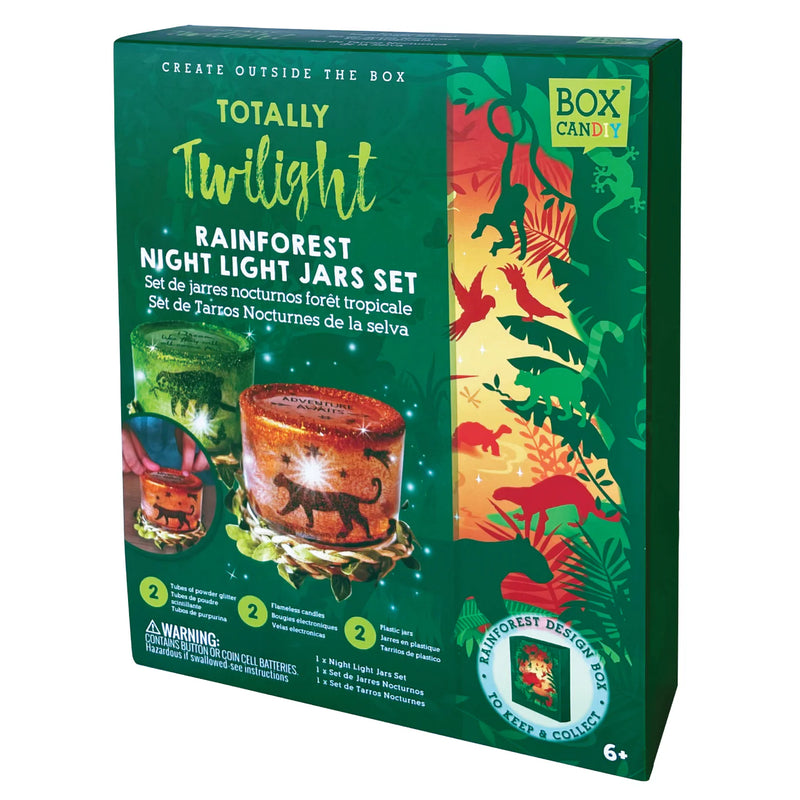 Box Candiy - Totally Twilight - Rainforest Night Light Jars Set - Limolin 