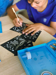 Box Candiy - Totally Twilight - Sea Life Lantern To Scratch Art Set - Limolin 