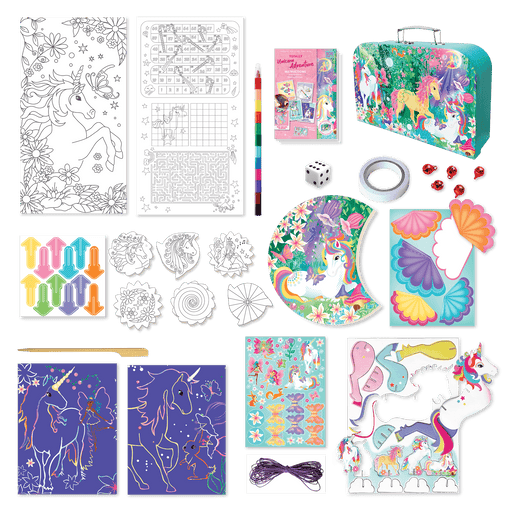Box Candiy - Totally Unicorn Adventures - Travel Case Craft & Act Set - Limolin 