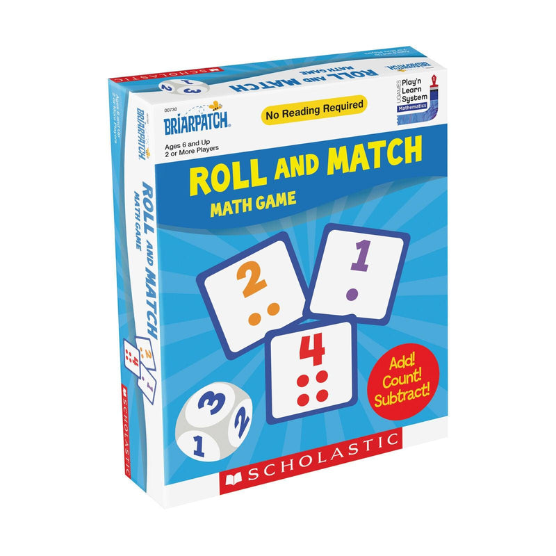 Briarpatch - Scholastic - Roll An Match Math - Game - Limolin 