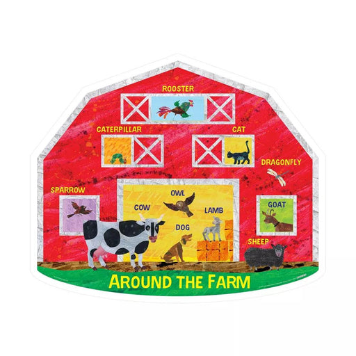 Briarpatch - World of Eric Carle - Around The Farm - 2-Sided Floor Puzzle - Limolin 