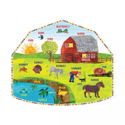 Briarpatch - World of Eric Carle - Around The Farm - 2-Sided Floor Puzzle - Limolin 