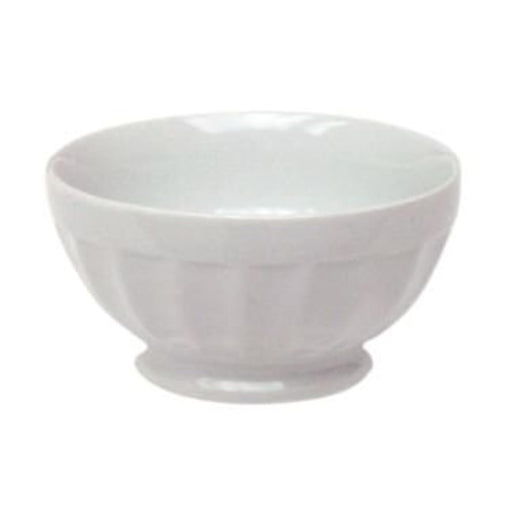 Browne - Bowl, "Cafe Au Lait" , 16oz/473ml, 5.3x3"/13.5x7.6cm, White - Limolin 