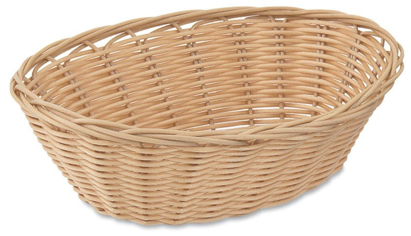 Browne - Bread Basket, Oval, Polypropylene, 9x7x3�/22.9x17.8x7.6 cm, Tan - Limolin 