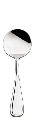 Browne - CELINE Round Soup Spoon, 7"/17.8cm, 18/0 SS, Mirror Finish - Limolin 