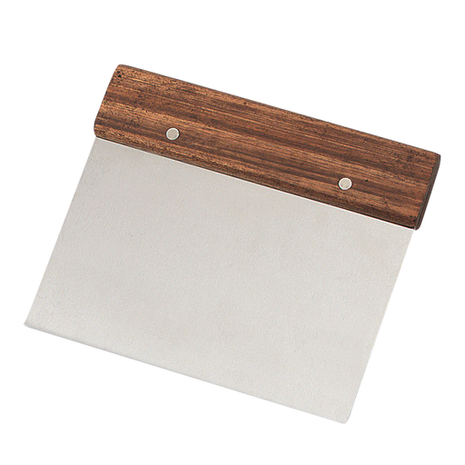 Browne - Dough Scraper, Hardwood Handle, SS Blade, 5x7"/12.7x17.8cm - Limolin 