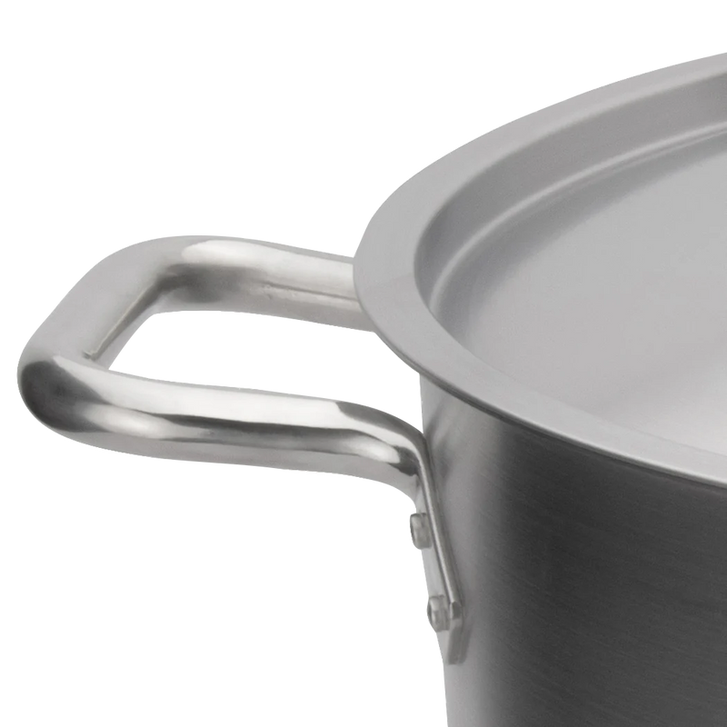 Browne - ELEMENTS Stock Pot, w/Cover, 60qt/56.75L, 17.7x14.4"/45x36.6cm, SS, NSF - Limolin 