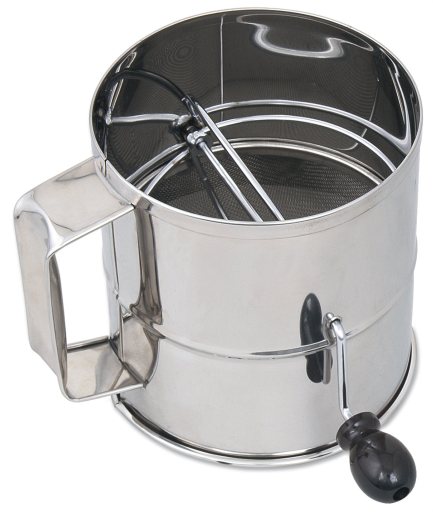 Browne - Flour Sifter, 8-cup, 6x6.5"/15.2x16.5cm, 18/8 SS - Limolin 