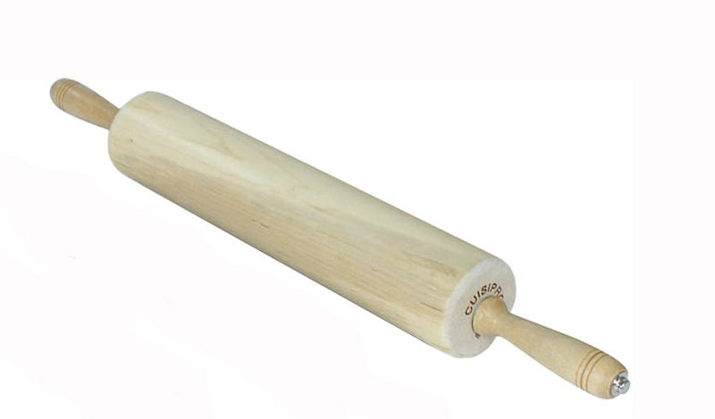 Browne - Hardwood Rolling Pin, SS Ball Bearings, Barrel - 15"/38.1cm, Handle - 3.8"/9.7cm - Limolin 