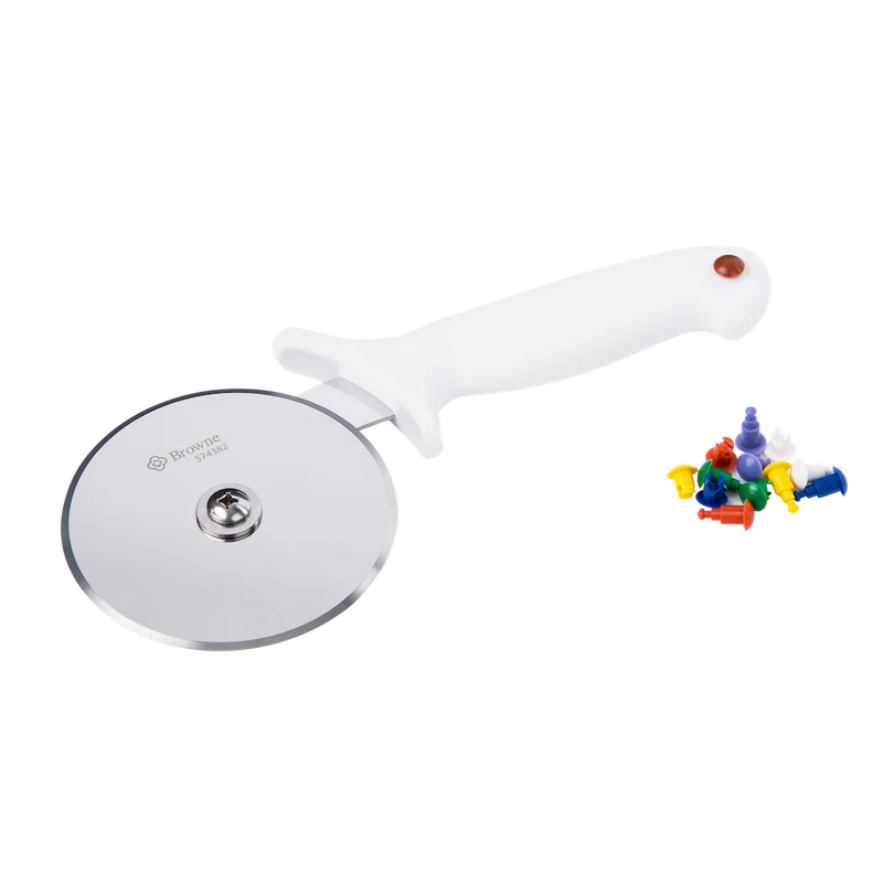 Browne - INNOVATOOLS, Pizza Cutter, Wheel - 4"/10.2cm, Carbon Steel - Limolin 