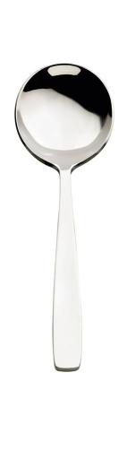 Browne - MODENA Round Soup Spoon, 7"/17.8cm, 18/10 SS, Satin Finish - Limolin 