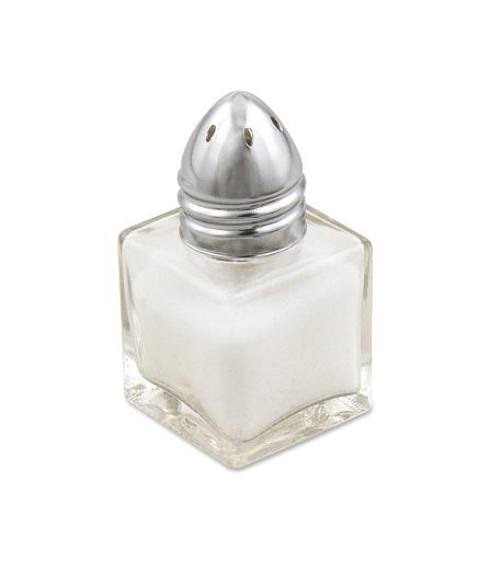 Browne - Mini Salt & Pepper Shakers, Square Glass, 0.5oz/15ml, 2x1.5"/5.1x3.8cm - Limolin 