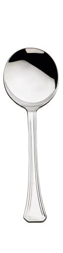 Browne - OXFORD Round Soup Spoon, 7.3"/18.5cm, 18/0 SS, Mirror FInish - Limolin 