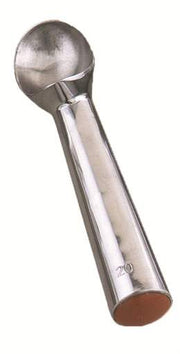 Browne - One-Piece Ice Cream Dipper, #20, 2oz/59ml, Aluminum, Brown - Limolin 