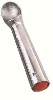 Browne - One-Piece Ice Cream Dipper, #24, 1.5oz/44ml, Aluminum, Red - Limolin 