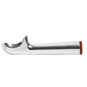 Browne - One-Piece Ice Cream Dipper, #24, 1.5oz/44ml, Aluminum, Red - Limolin 