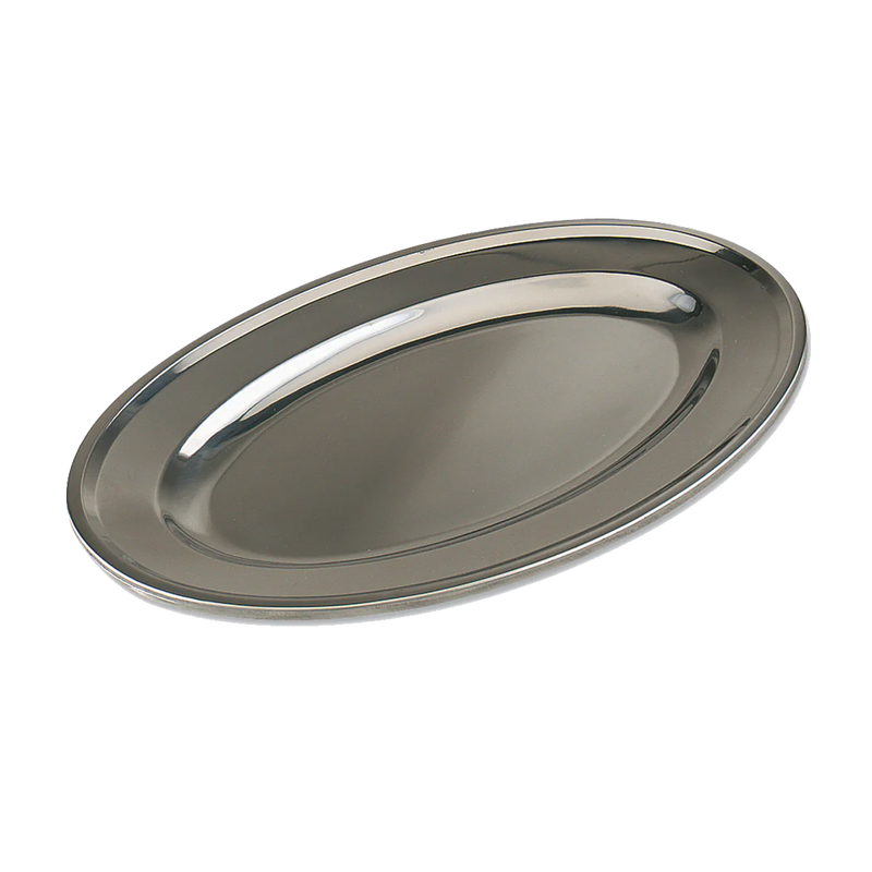Browne - Oval Platter, 19.75x13.6"/50.2x34.5cm, 18/0 SS - Limolin 