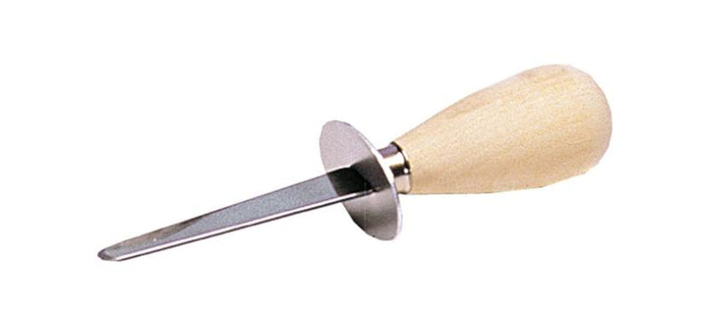 Browne - Oyster Knife w/Guard, Hardwood Handle, 3"/7.6cm, Carbon Steel - Limolin 