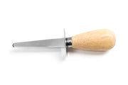 Browne - Oyster Knife w/Guard, Hardwood Handle, 3"/7.6cm, Carbon Steel - Limolin 