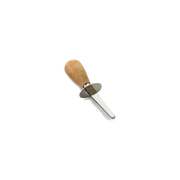 Browne - Oyster Knife w/Guard, Hardwood Handle, 3"/7.6cm, Carbon Steel - Limolin 