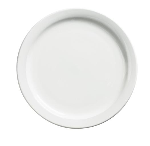 Browne - PALM Dessert Plate, DIA - 7.25"/18.4cm, Porcelain, White - Limolin 