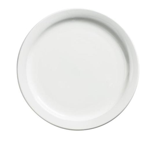 Browne - PALM Dessert Plate, DIA - 7.25"/18.4cm, Porcelain, White - Limolin 