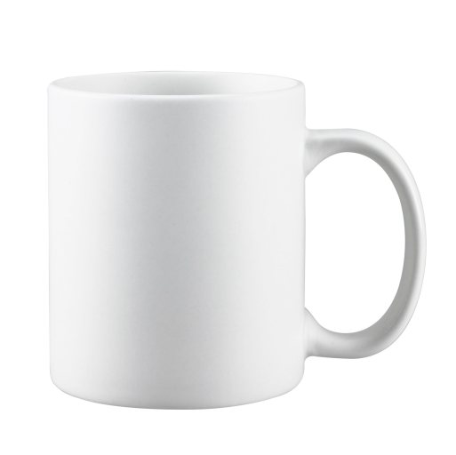 Browne - PALM Mug 11oz/325ml, 3.125x3.75"/7.9x9.5cm, Porcelain, White - Limolin 