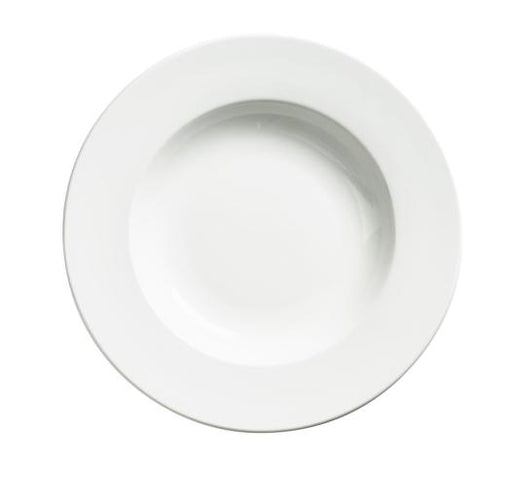 Browne - PALM Pasta Bowl, 20oz/591.5ml, 12x1.75"/30.5x4.5cm, Porcelain, White - Limolin 