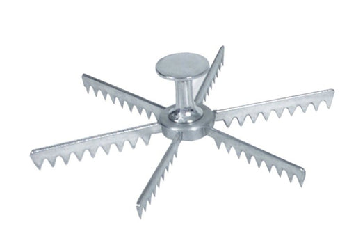 Browne - Pie Marker, 6 Cut, Cast Aluminum, Polished Finish - Limolin 