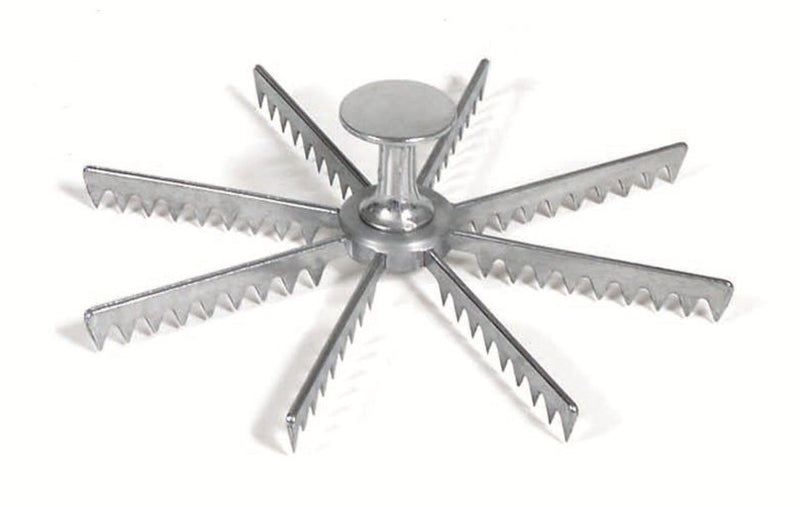 Browne - Pie Marker, 8 Cut, Cast Aluminum, Polished Finish - Limolin 