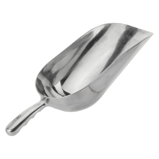 Browne - Scoop, Round Bottom, 84.5oz/2.5L, 12x6.8"/30.5x15.9cm, Die-Cast Aluminum - Limolin 