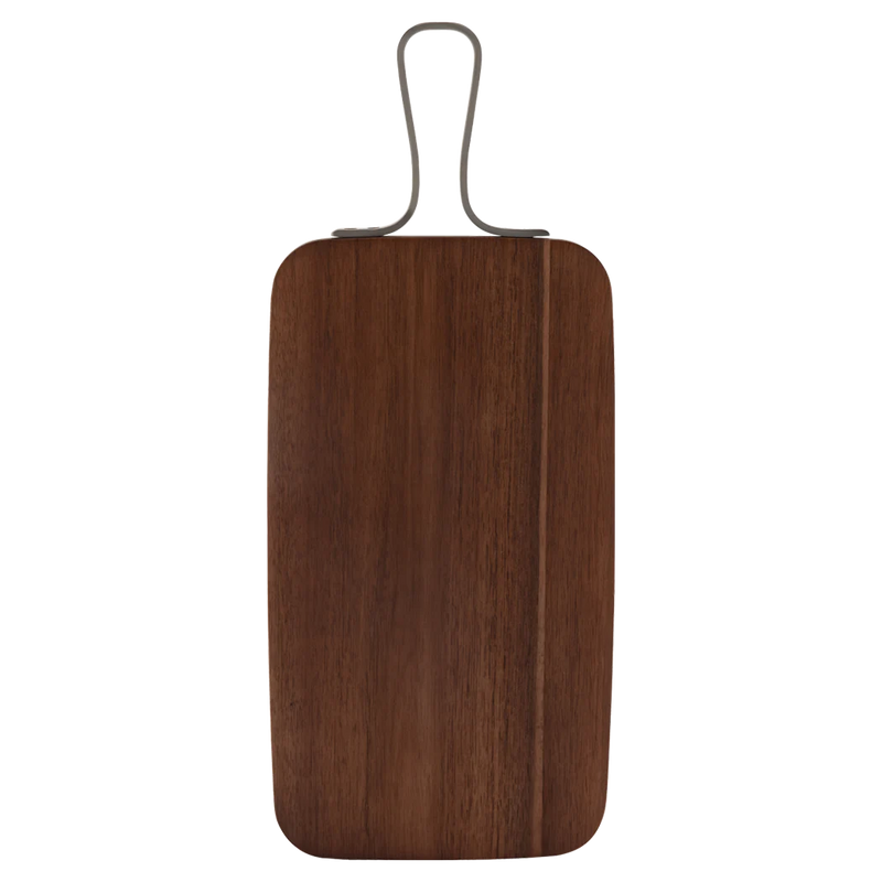 Browne - Serving Board, Rectangular, SS Handle, 15x8.5"/38.1x21.6cm, Acacia - Limolin 