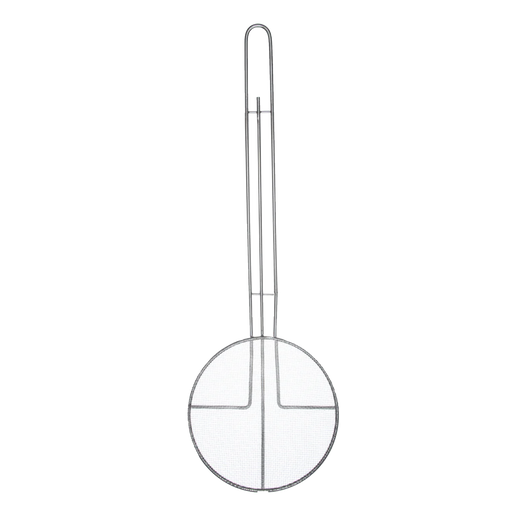 Browne - Skimmer, Round Mesh, Fine, 6.5"/16.5cm, Handle 13"/33cm, Nickel Plated - Limolin 