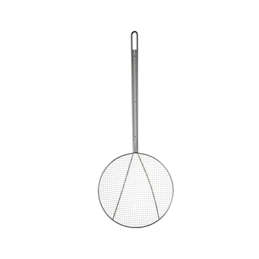 Browne - Skimmer, Square Mesh, 8"/20.3cm, Handle 14"/35.6cm, Nickel Plated - Limolin 