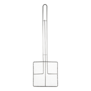 Browne - Skimmer, Square Mesh, Fine, 6.5"/16.5cm, Handle 13.5"/34.3cm, Nickel Plated - Limolin 