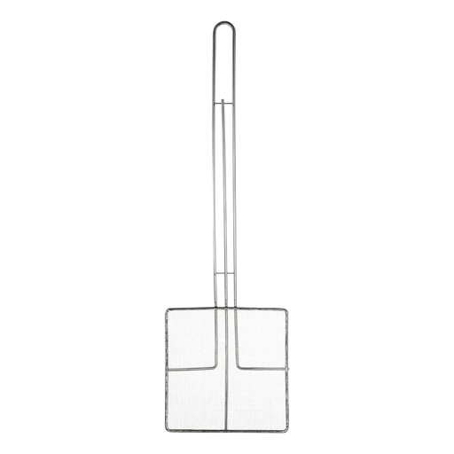 Browne - Skimmer, Square Mesh, Fine, 6.5"/16.5cm, Handle 13.5"/34.3cm, Nickel Plated - Limolin 