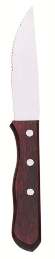 Browne - Steak Knife, Pakkawood Handle, Pointed Blade, 10"/25.4cm, SS - Limolin 