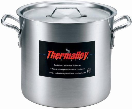 Browne - THERMALLOY Cover 10" Stock Pot, NSF, Aluminum - Limolin 