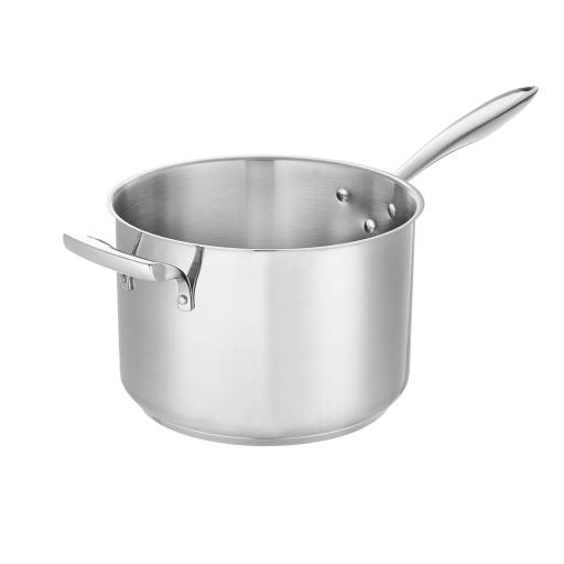 Browne - THERMALLOY Deep Sauce Pan, w/helper handle, 7.6qt/7.19L, 9.5x6.3"/24x16cm, SS - Limolin 