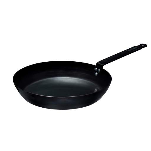 Browne - THERMALLOY Fry Pan, 5.5x1.25"/14x3.2cm, Black Carbon Steel - Limolin 