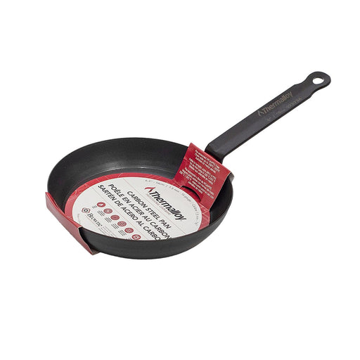Browne - THERMALLOY Fry Pan, 6.3x1.3"/16x3.3cm, Black Carbon Steel - Limolin 