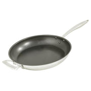 Browne - THERMALLOY Fry Pan, w/helper handle, Excalibur Coated, 12.5x2"/32x5cm, SS - Limolin 