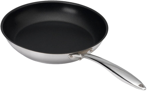 Browne - THERMALLOY Fry Pan, w/helper handle, Excalibur Coated, 14x2.3"/36x6cm, SS - Limolin 