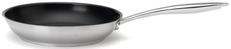 Browne - THERMALLOY Fry Pan, w/helper handle, Excalibur Coated, 14x2.3"/36x6cm, SS - Limolin 