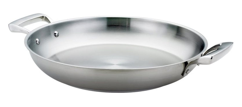 Browne - THERMALLOY Paella Pan, 3qt/2.83L, 11"x2"/28x5cm, SS - Limolin 
