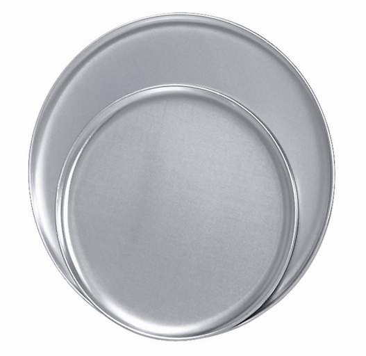 Thermalloy - Pizza Pan, Heavy Weight, Coupe Plates, 7"/17.8cm, 18ga, Aluminum - Limolin 