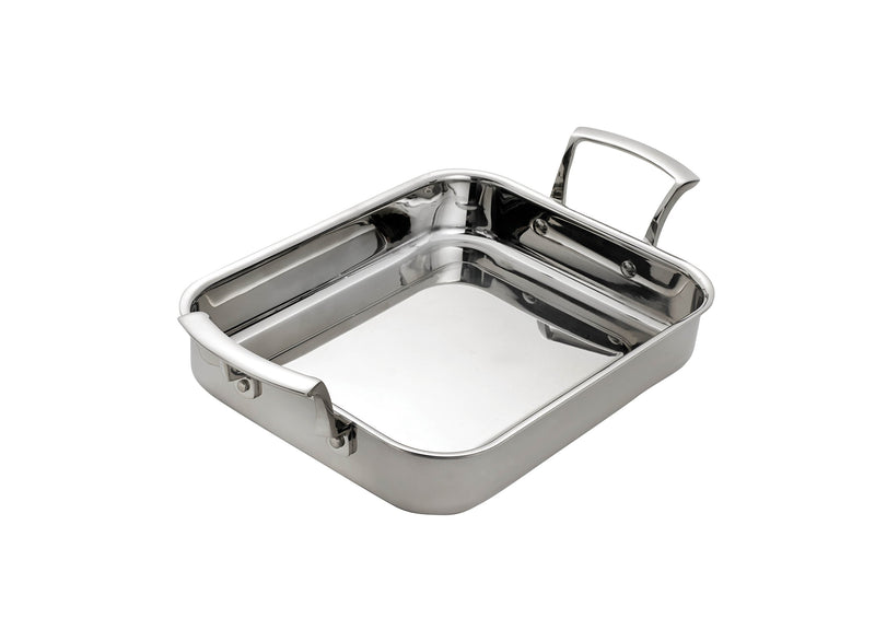 Browne - THERMALLOY Roast Pan, 3qt/2.8L, 11x8.7x2"/28x22x5cm, SS - Limolin 