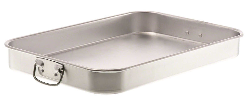 Browne - THERMALLOY Roast Pan, Straight Sided, 18.7x12.8x2.4"/47.5x32.5x6.1cm, Aluminum, Natural Finish - Limolin 