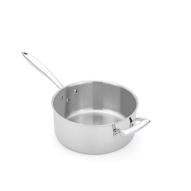 Browne - THERMALLOY Sauce Pan, Tri-Ply, 9.5"/24cm, 5qt/4.7L, SS - Limolin 