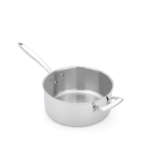 Browne - THERMALLOY Sauce Pan, Tri-Ply, 9.5"/24cm, 5qt/4.7L, SS - Limolin 